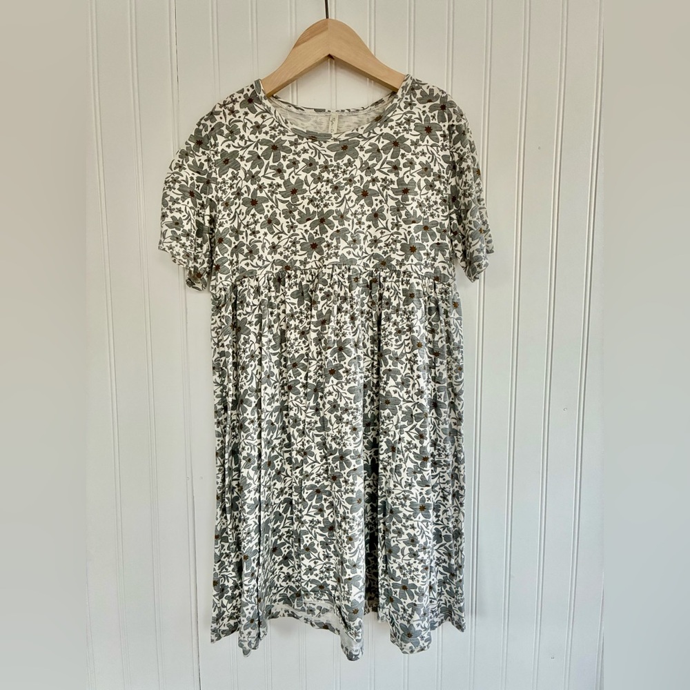 Rylee + Cru Finn Dress - Blue and Cream Floral